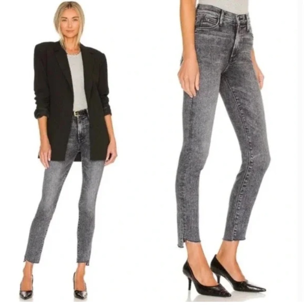 Mother The Stunner Zip Ankle Step Fray Jeans